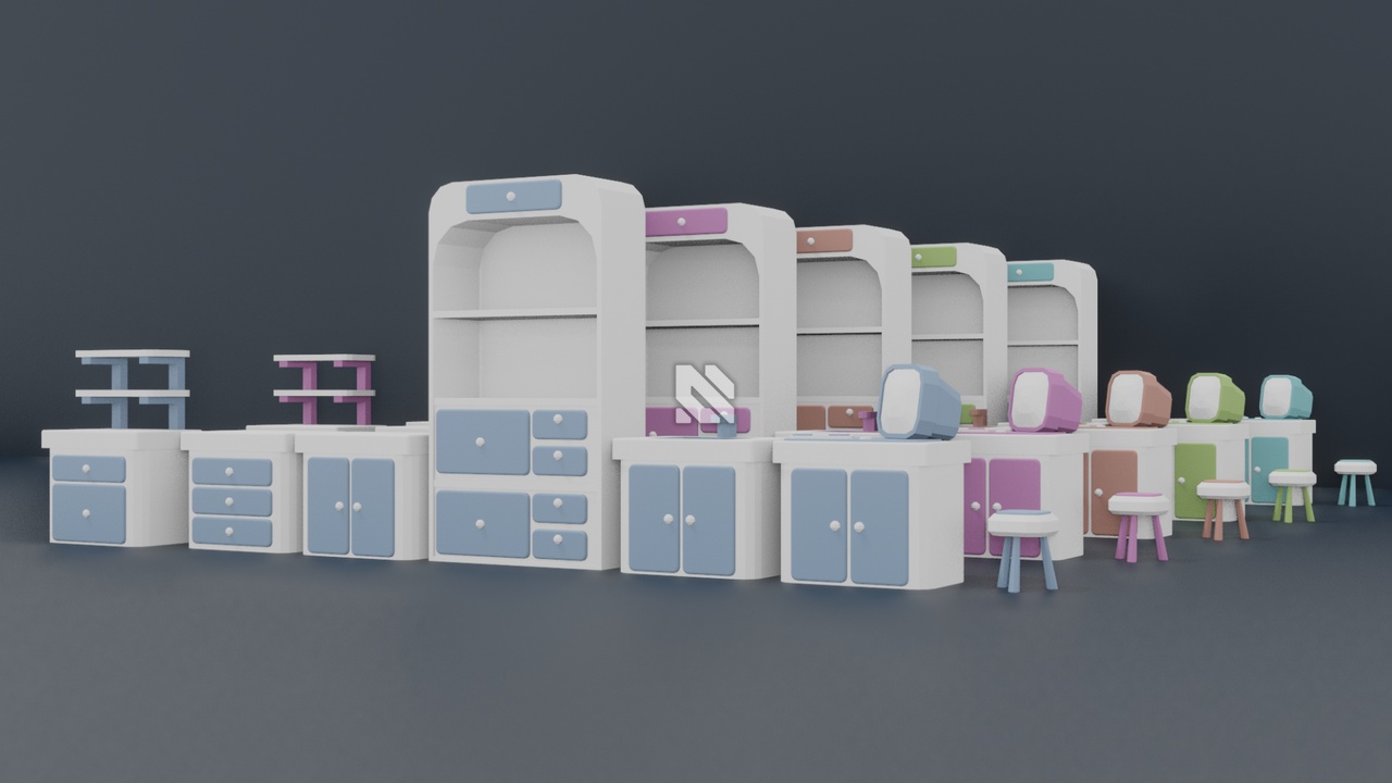 Media 1 for listing Lowpoly Furniture