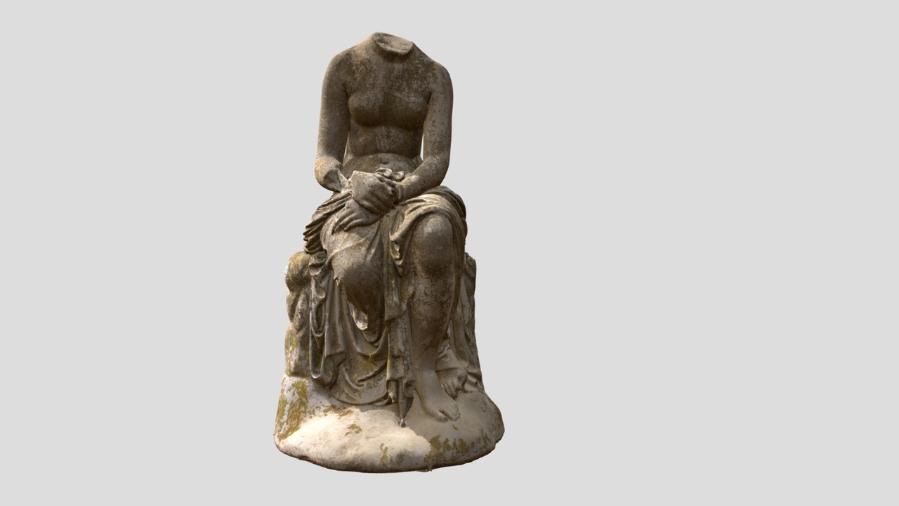 Media 1 for listing Headless Nymph Statue