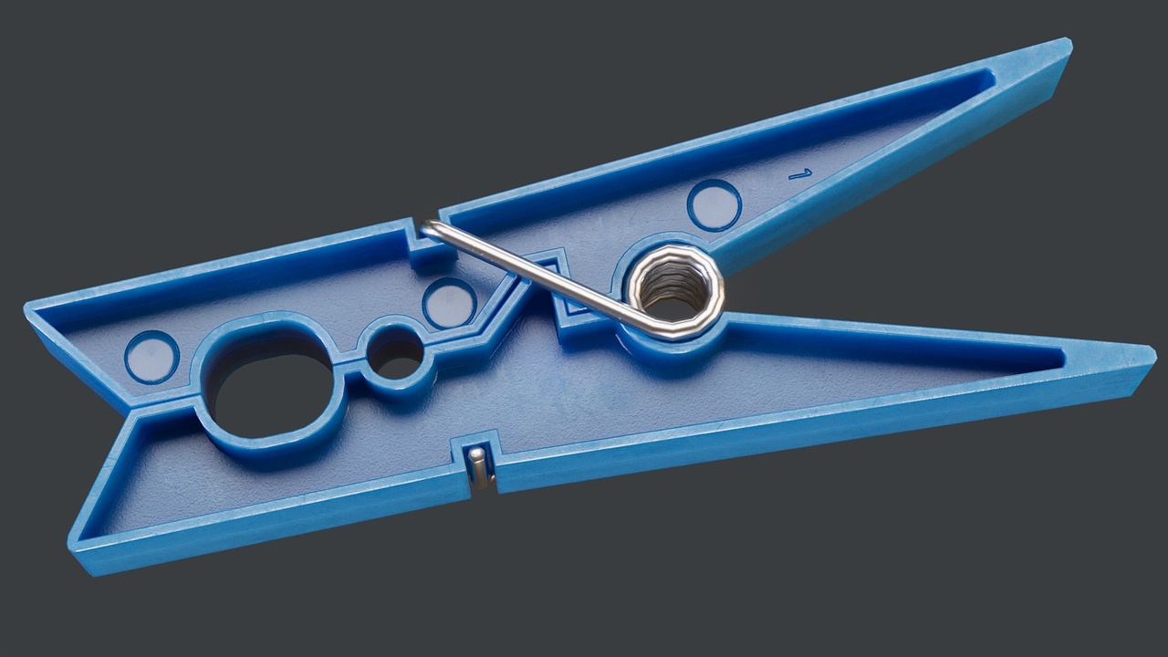 Media 1 for listing Plastic Clothes Peg 03 PBR