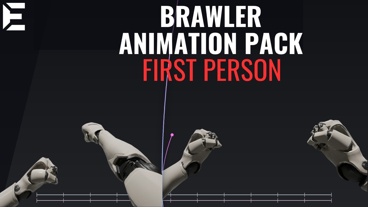 Media 1 for listing First Person Brawler Animation Pack | Game Ready | Modular