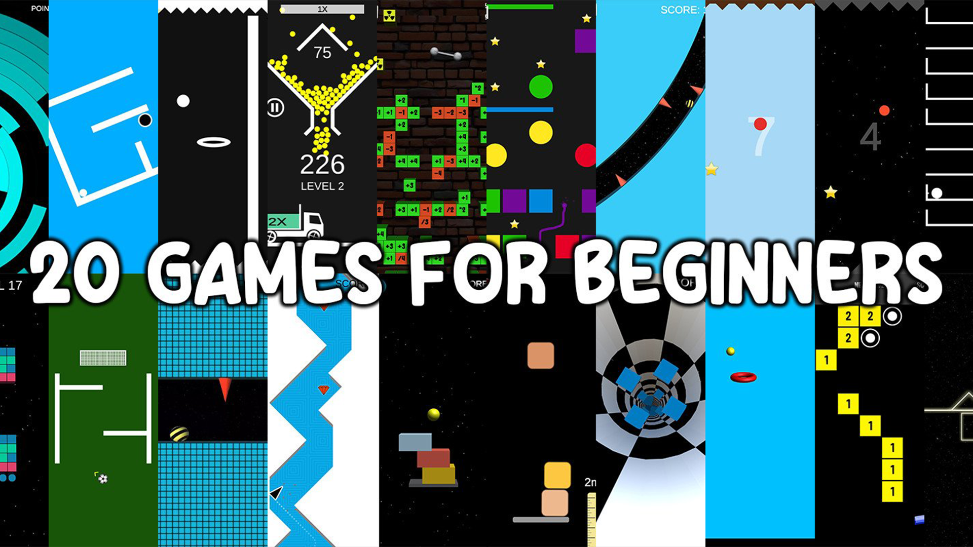 20 Games For Beginners - puzzle, casual, retro, survival, platformer ...