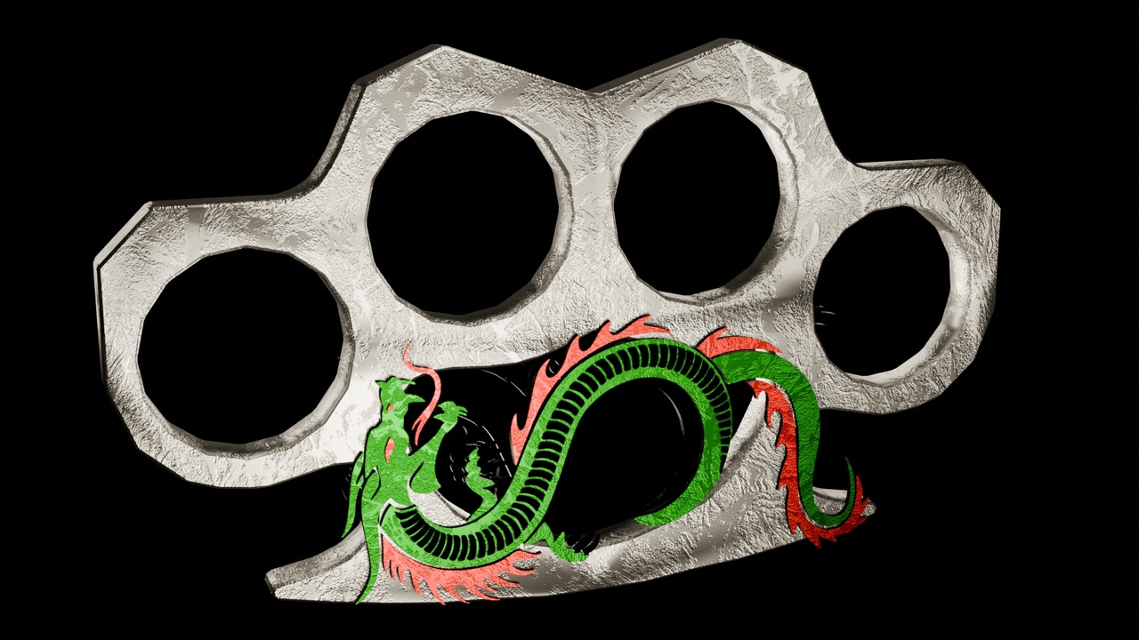 Media 1 for listing DRAGON BRASS KNUCKLES