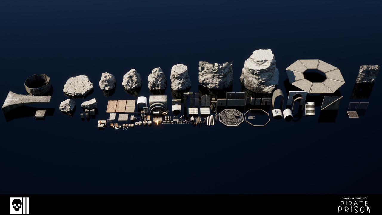 Media 1 for listing Fantasy Pirate Prison - Environment Kit