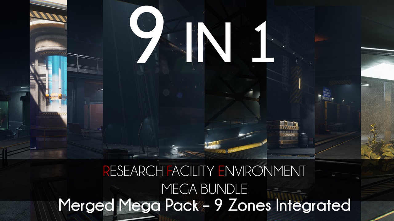 Media 1 for listing 9 IN 1 Research Facility Environment Mega Pack
