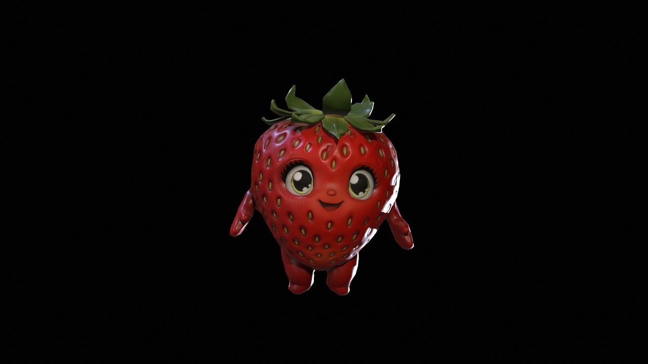 Media 1 for listing Chibi Fruit Strawberry Two