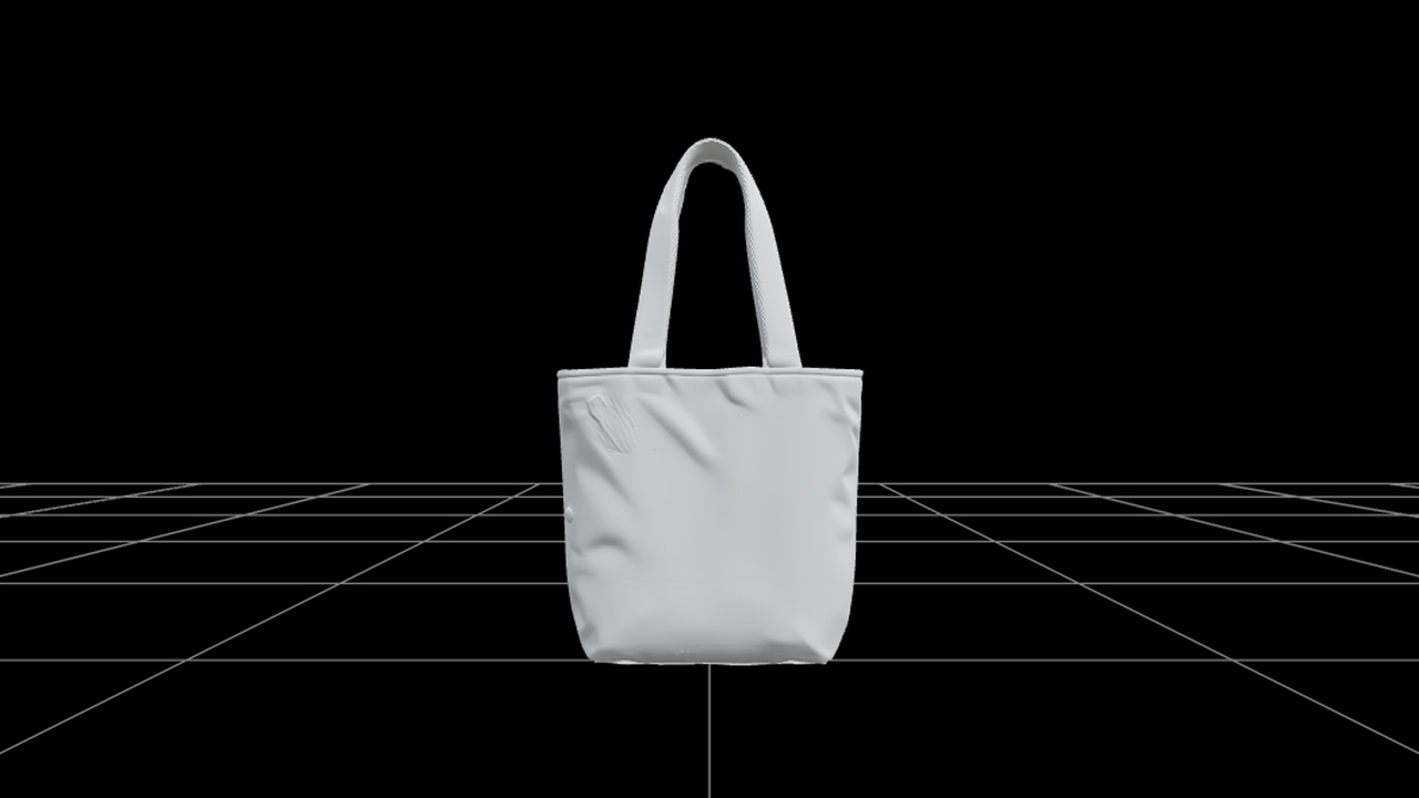 Trick or Treat Tote Bag with Ghost Embroidery 3D Model Asset | Fab