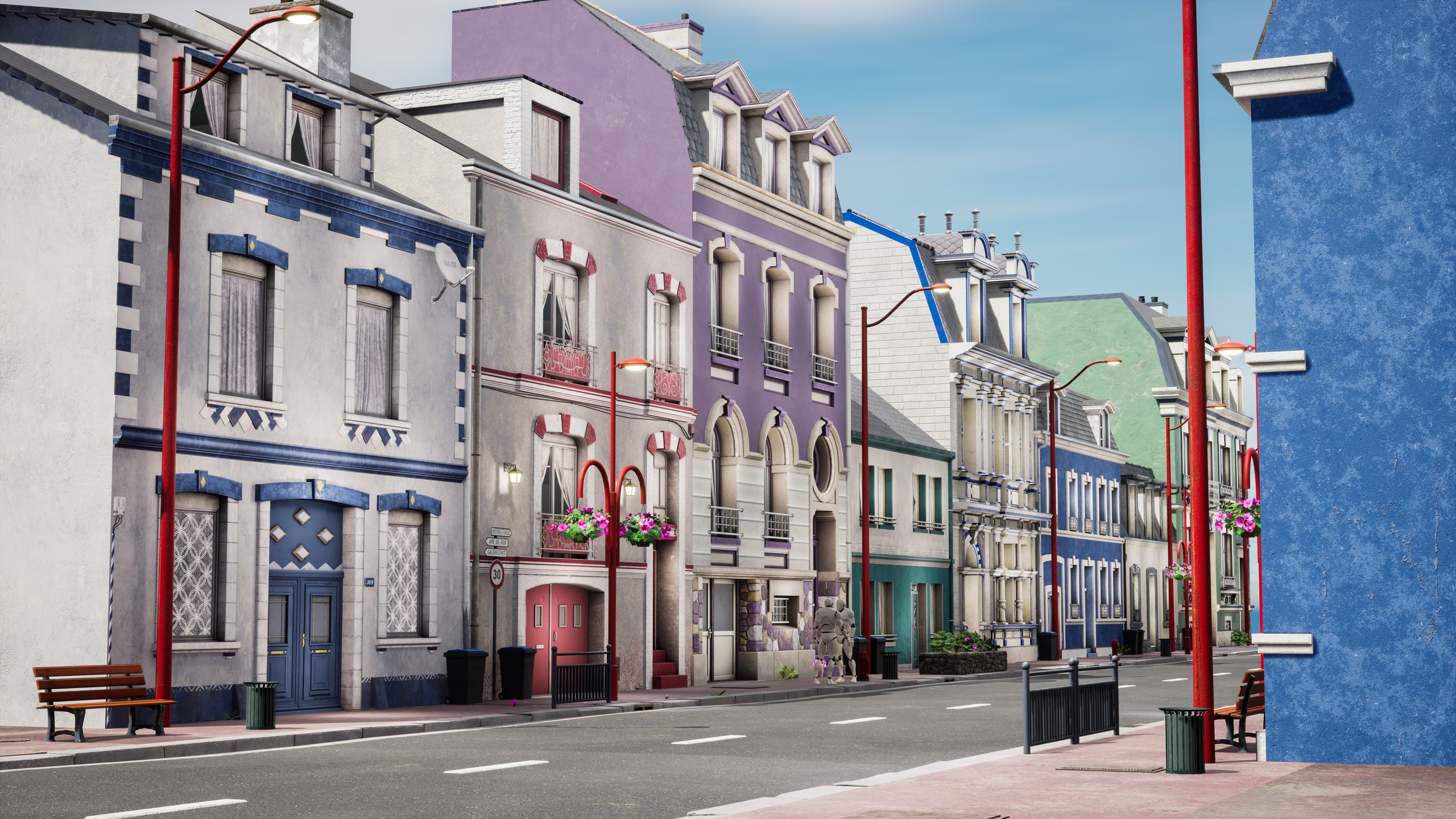 Media 1 for listing French Houses - Collection 1 [Unreal Engine]