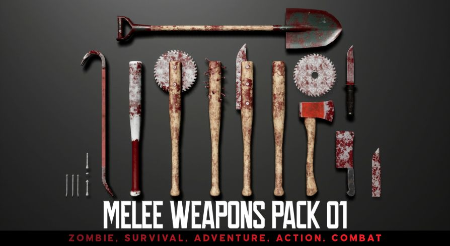 Melee Weapons Pack 01 | Fab