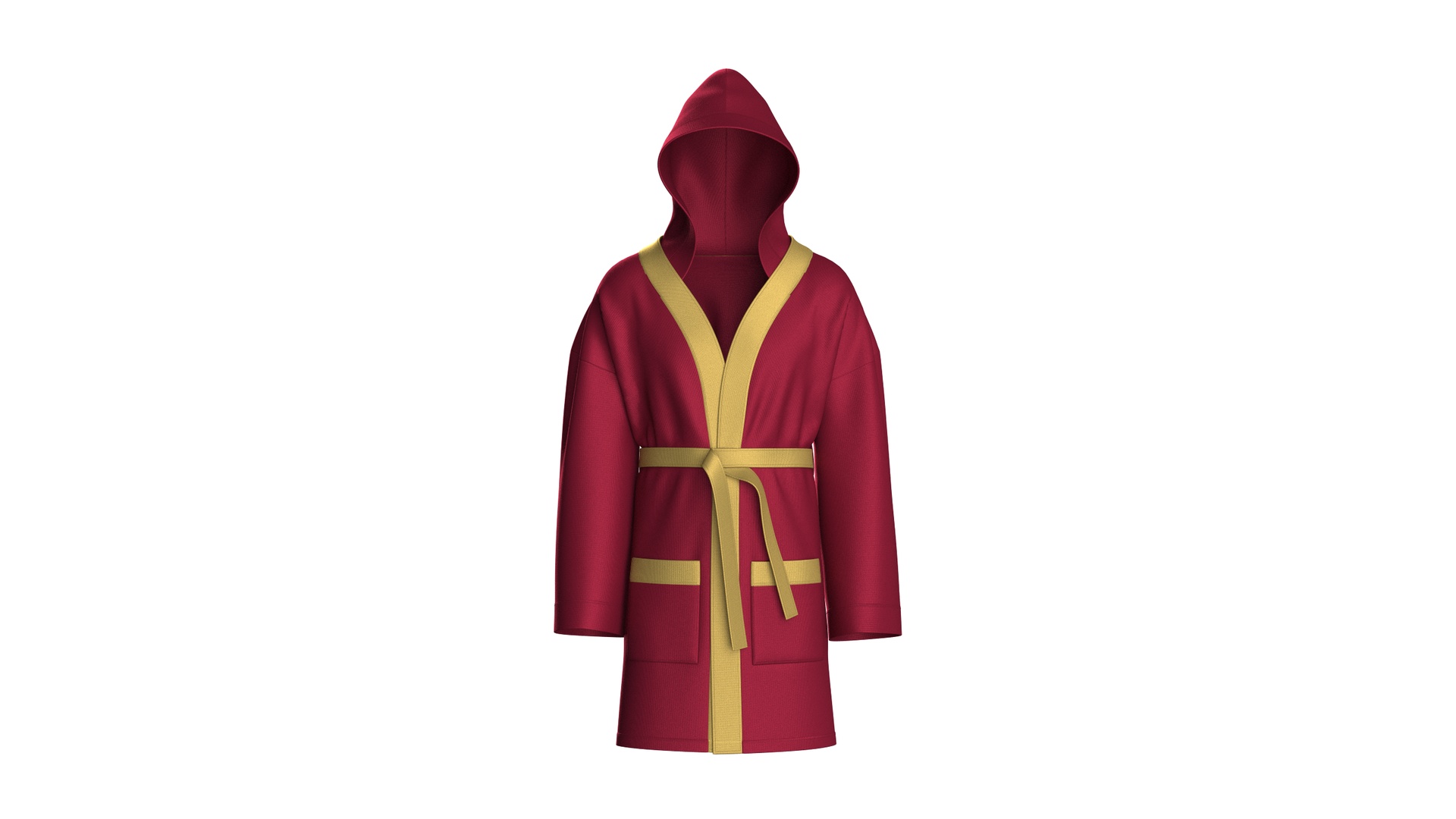 Media 1 for listing Men Boxing - Style Outer Hoodie | High Poly