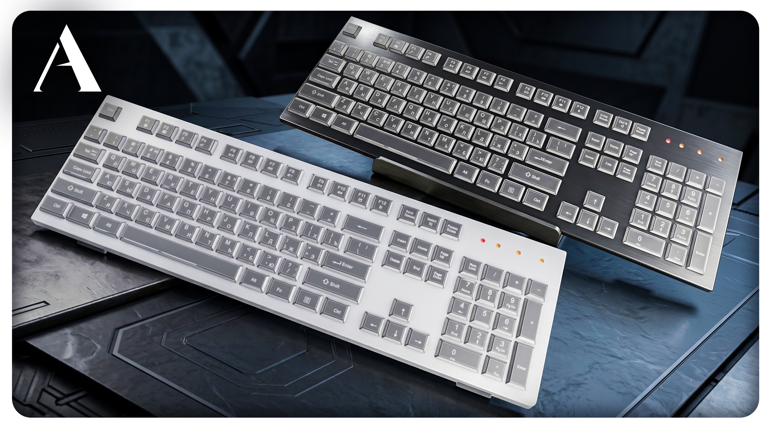 Media 1 for listing Keyboard Set, 1 Mesh, 2 Texture Variations (Black & White)