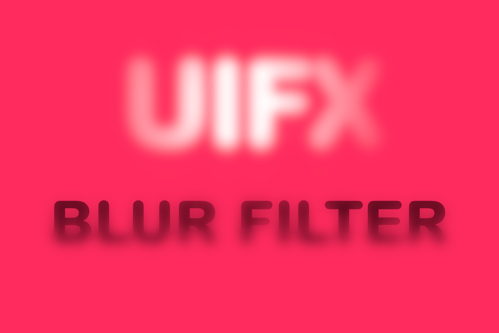 Media 1 for listing UIFX - Blur Filter