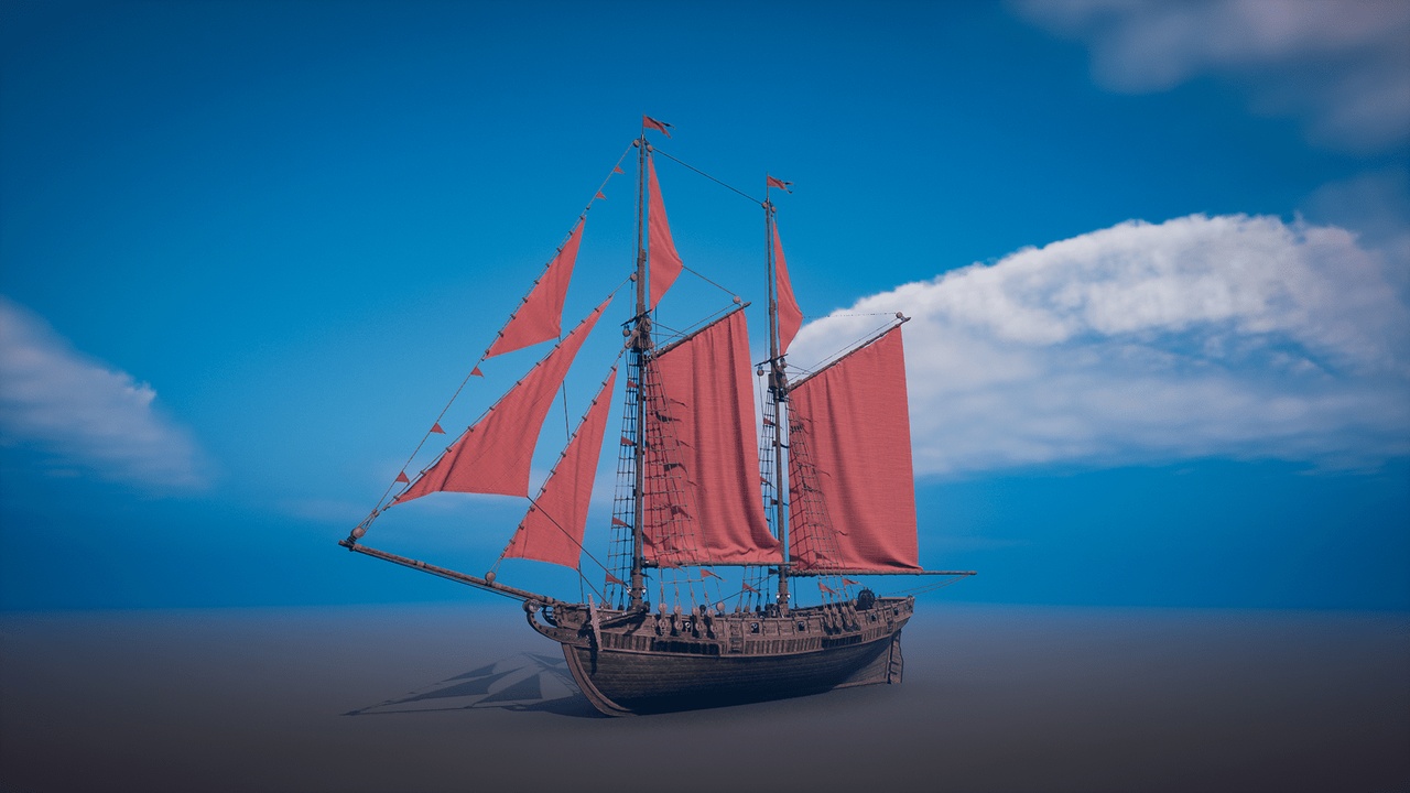 Media 1 for listing Ship Schooner [AgeOfDiscoveryShipsCollection]