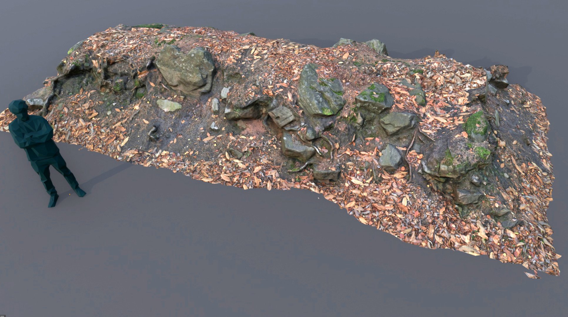 Modules For Rocks forest ground slope rock boulder module | Fab