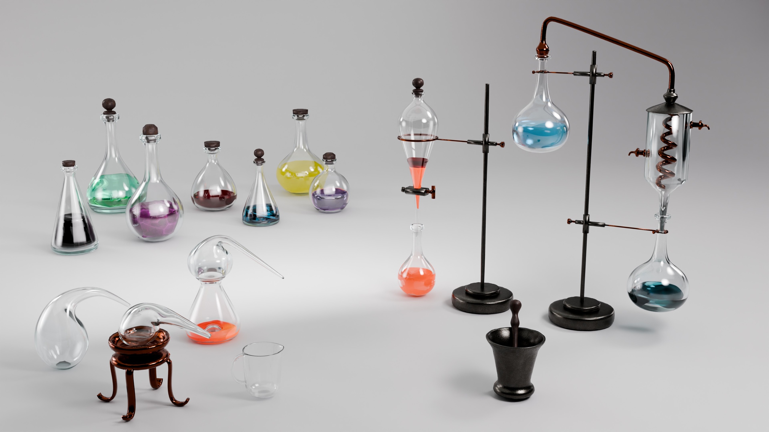 Media 1 for listing Vintage Chemistry Laboratory Glassware Set