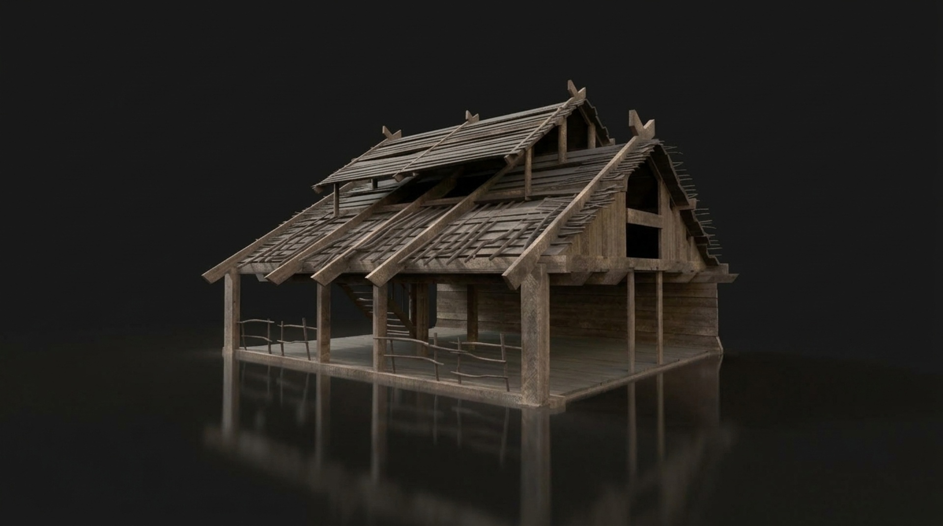 Media 1 for listing Forge Smithy Workshop - Viking Norseman Village Game Ready PBR 3D Model