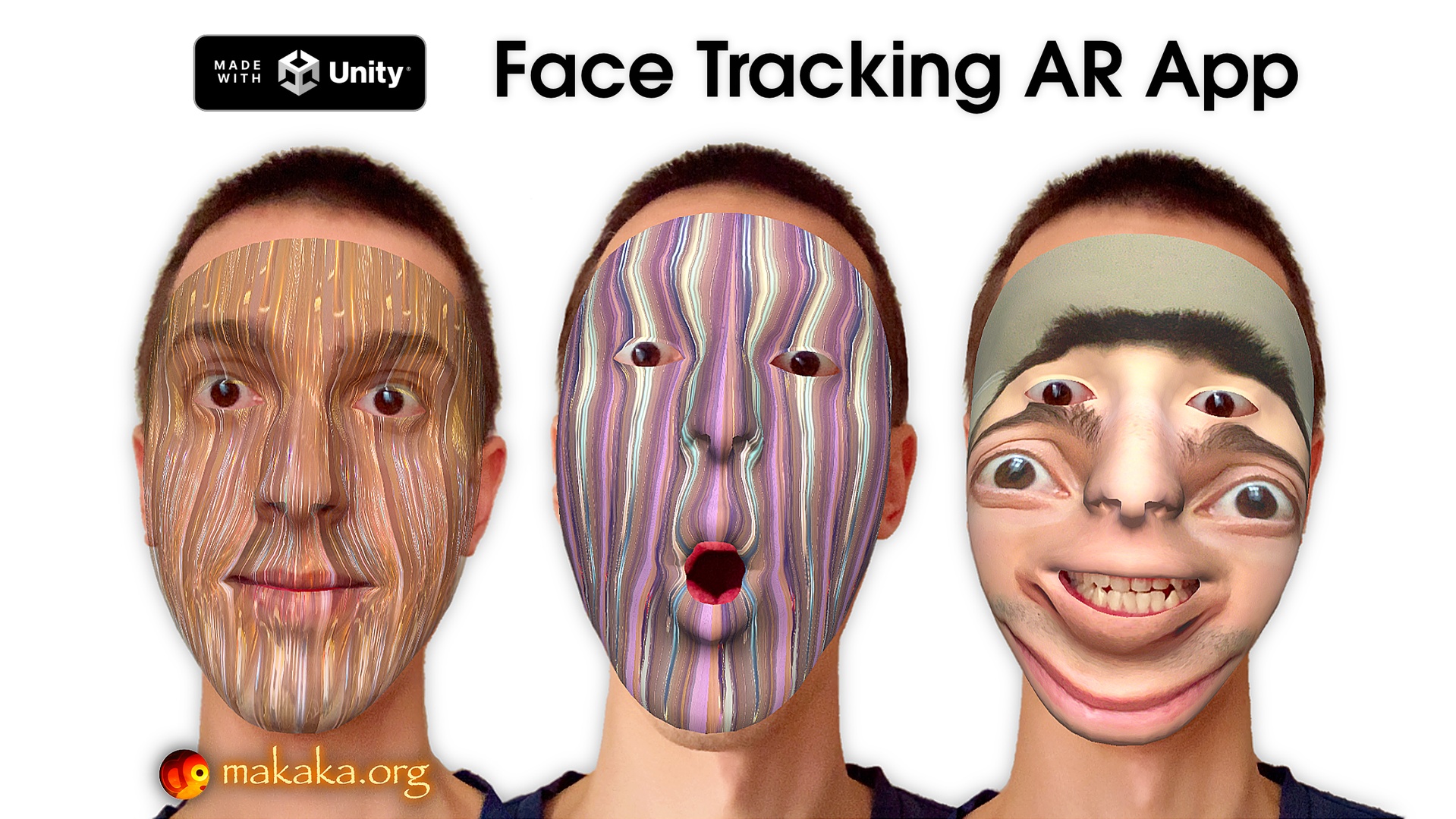 الوسائط 1 للقائمة Face Tracking AR App – Unity Template Project – AR Masks: Texture/Mask Generator