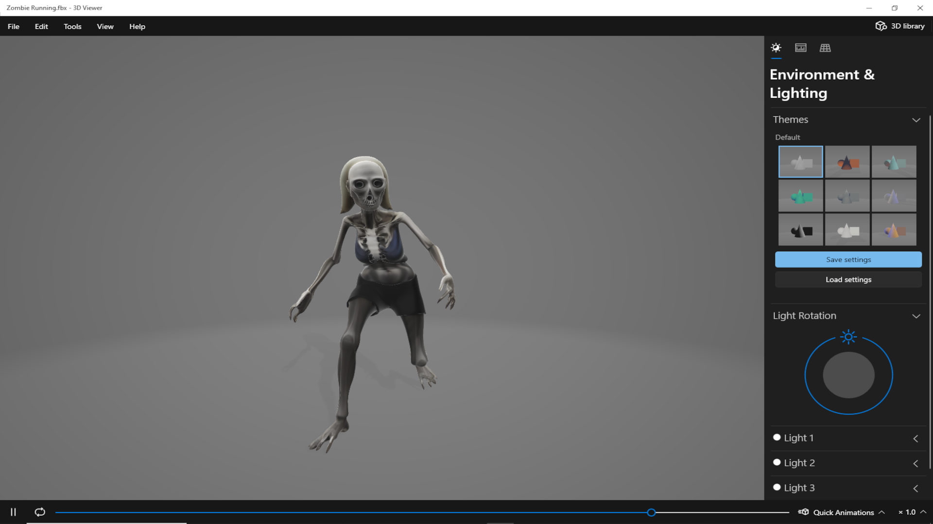 Zombie character running animation and rigged | Fab