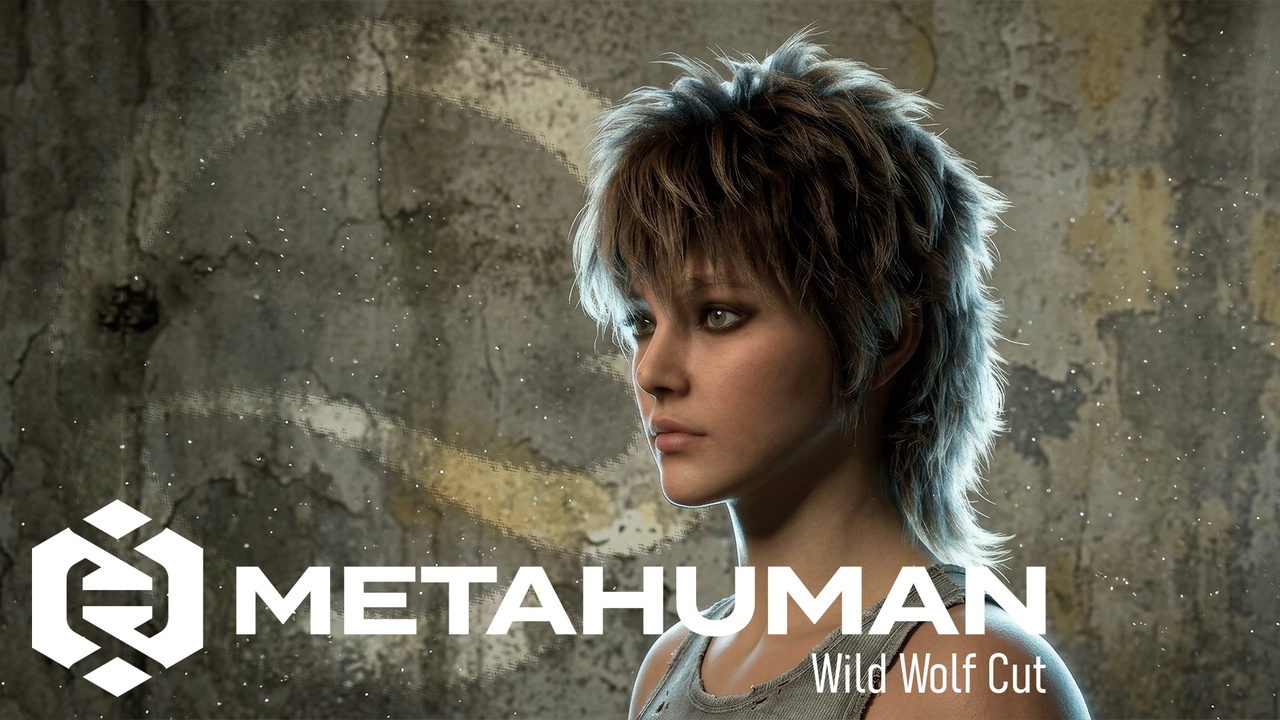 Media 1 for listing MHC: Wild Wolf Cut | Metahuman Groom Hair