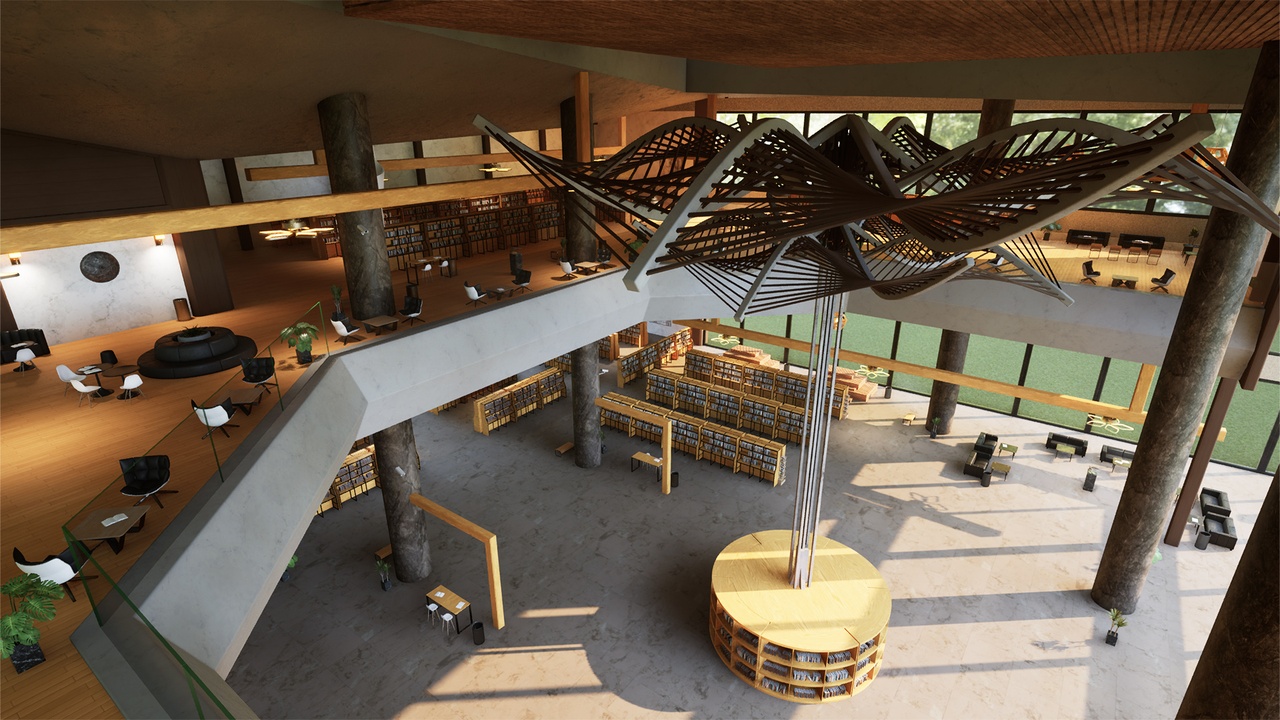 Modern Library / Bookstore Environment ( Modern Library Bookstore )