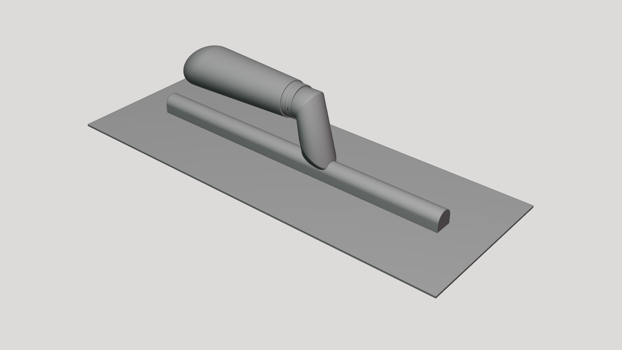 Media 1 for listing Masonry Trowel - Geometry Only No Textures No Materials