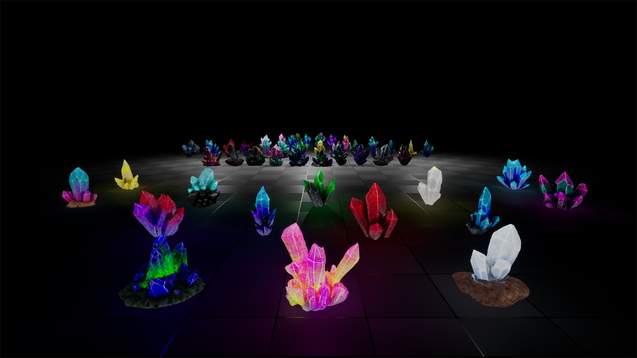 Media 1 for listing Customizable Pulsating Fantasy Crystals
