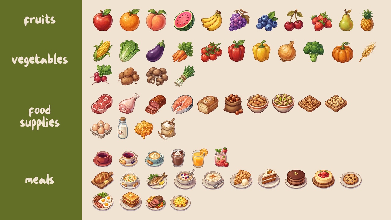 Media 1 for listing Farm & Food Icons Pack