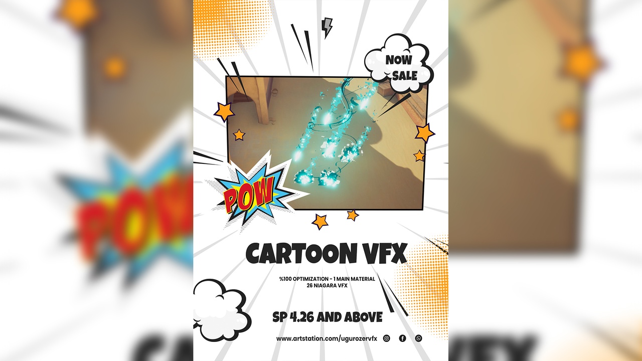 Media 1 for listing Cartoon VFX Pack - Full Optimization System