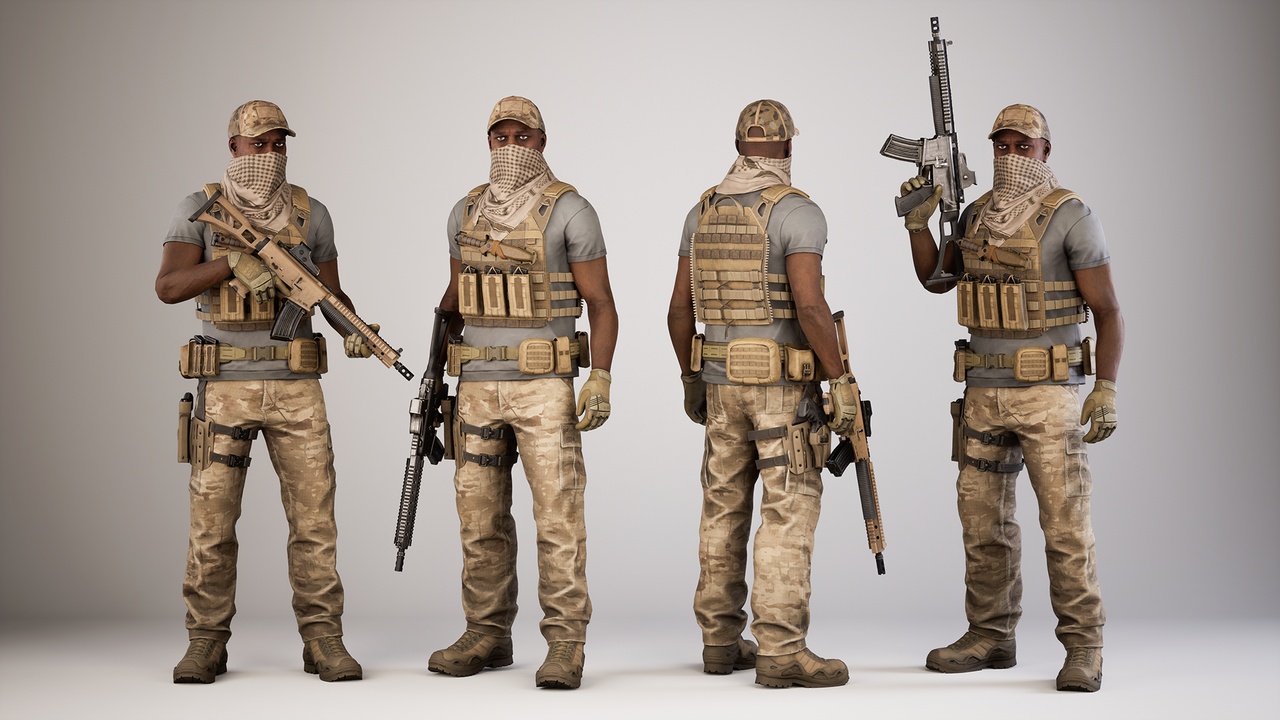 Media 1 for listing Casual Military Soldier 07