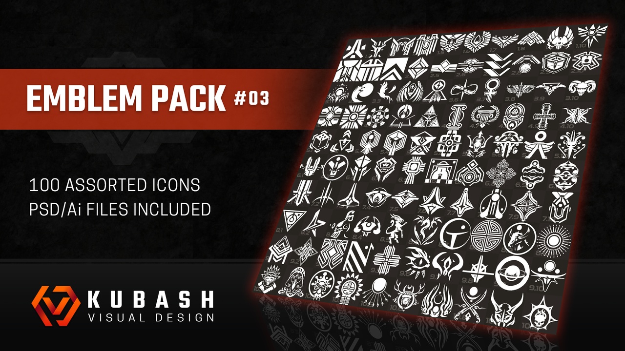 Media 1 for listing Emblem Pack #03