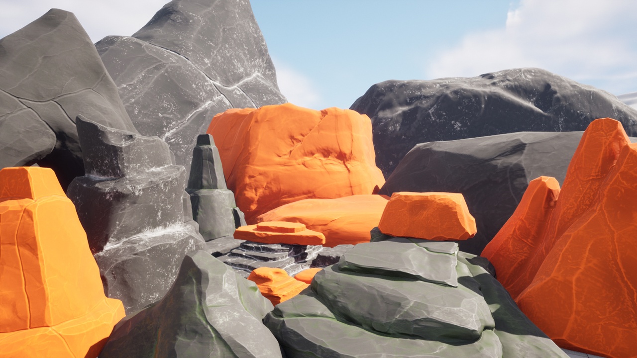 Media 1 for listing Unique Stylized Rocks