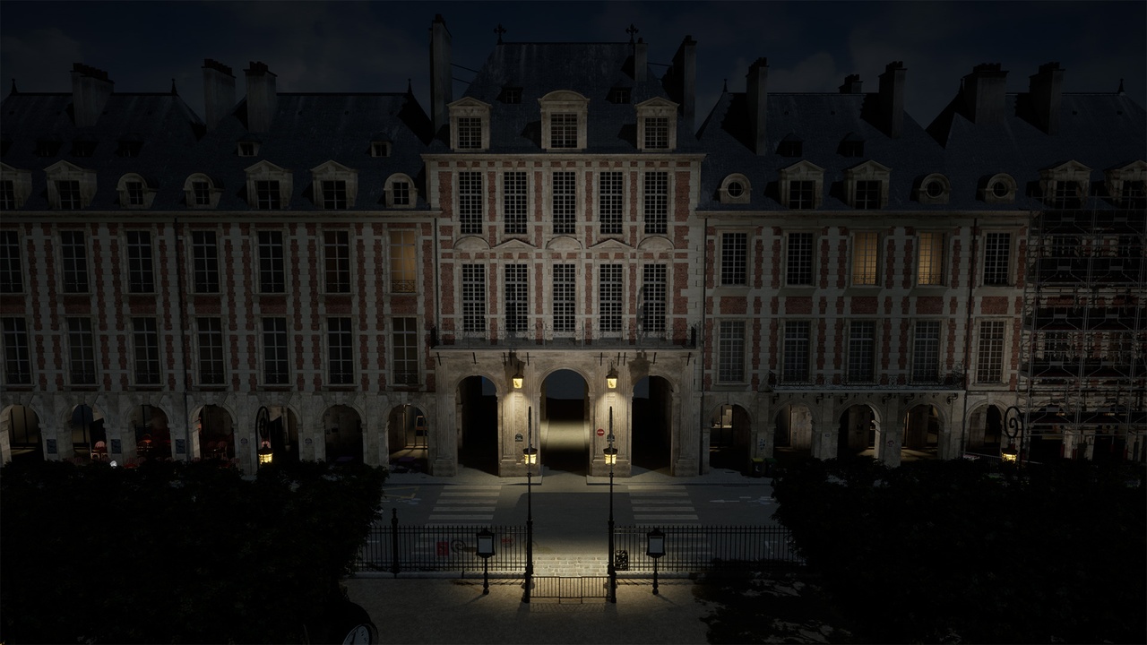 Media 1 for listing Realistic Royal Place in Paris, The Place des Vosges