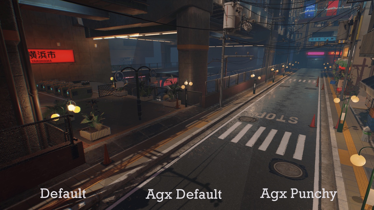 Media 1 for listing AgX Tone Mappers
