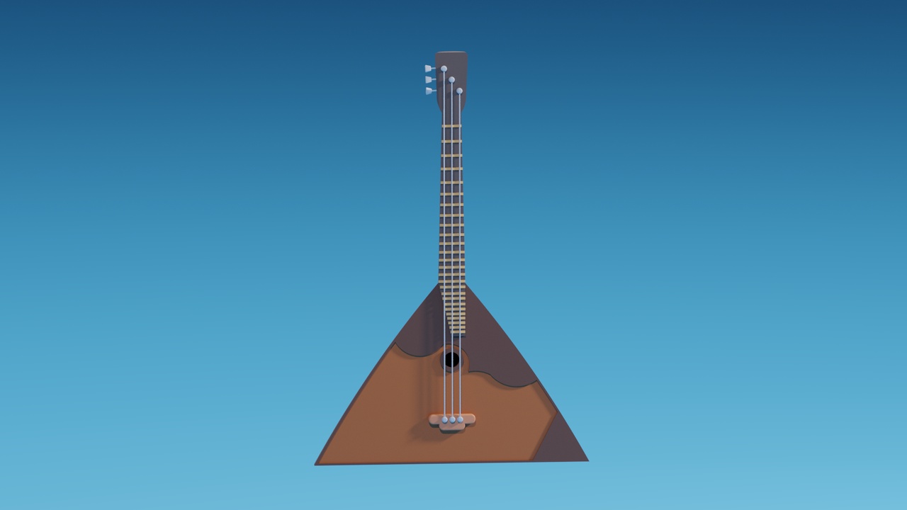 Media 1 for listing Cartoon Russian Balalaika
