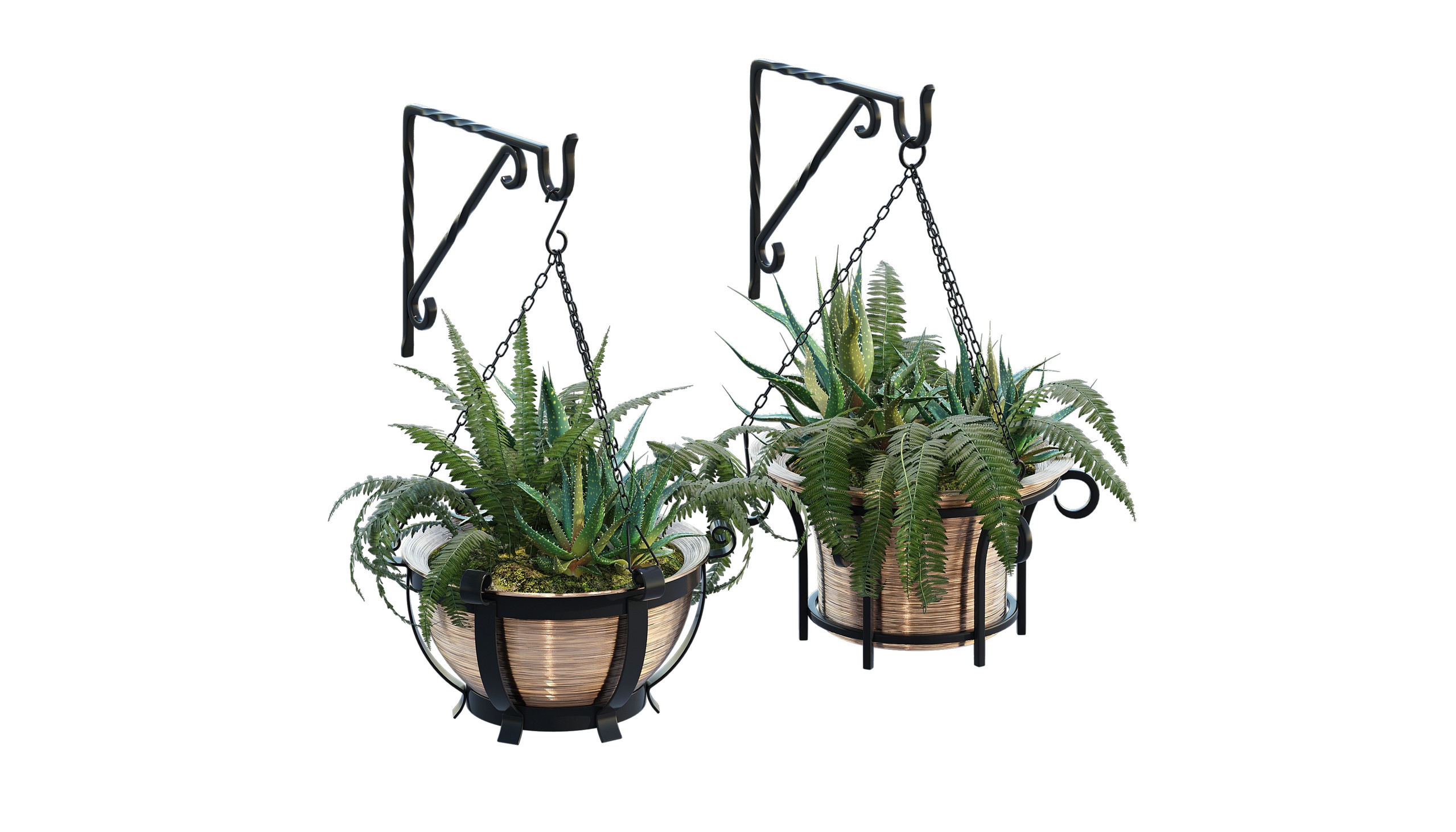 Media 1 for listing Outdoor hanging baskets two