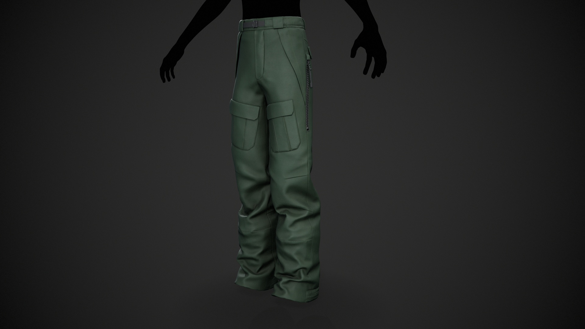 Media 1 for listing Green Snowboard Pants Style 3