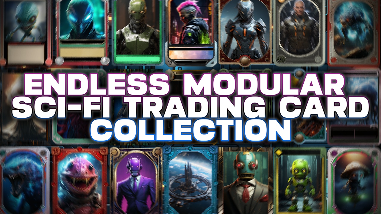 出品Endless Modular Sci-Fi Trading Card Collection TCGのメディア1