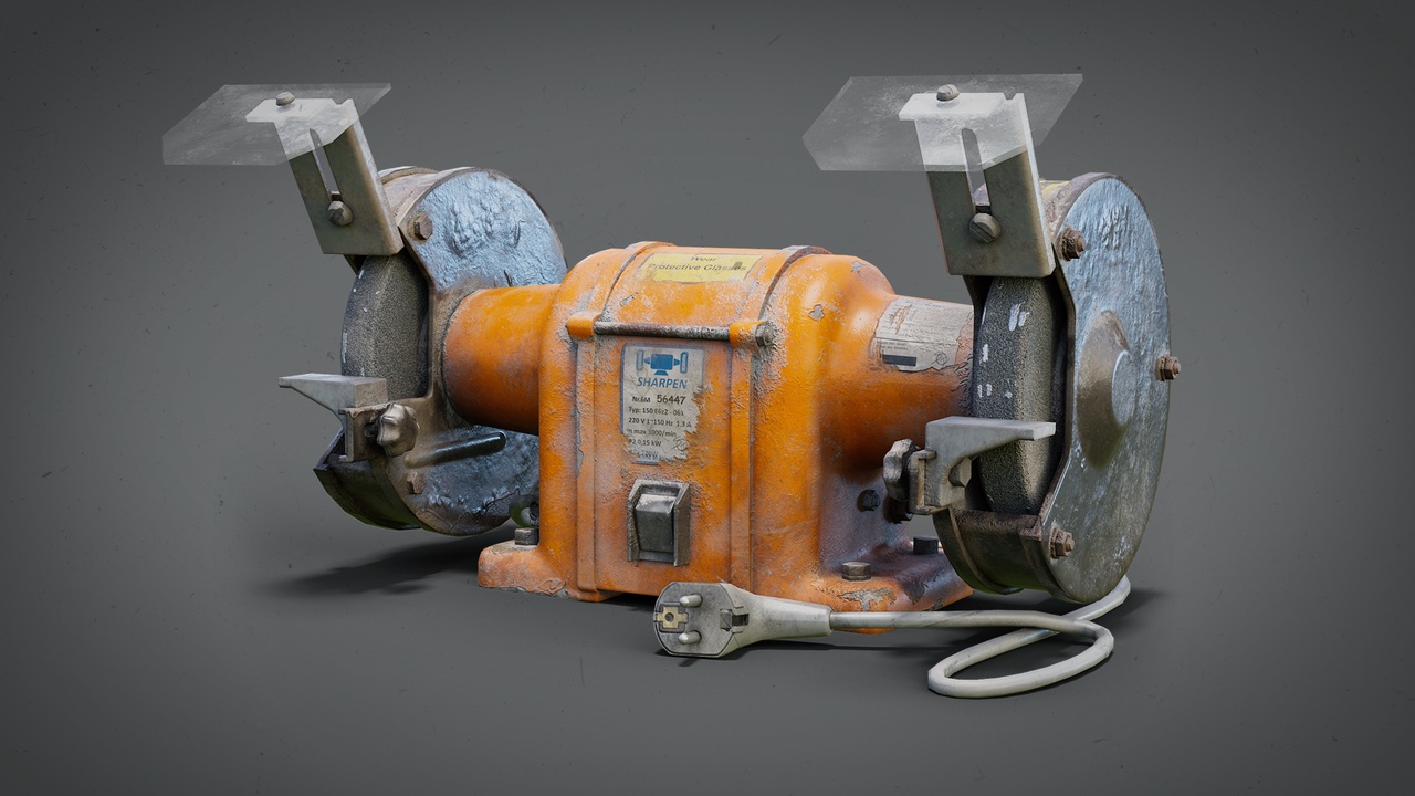 Media 1 for listing Bench Grinder Industrial Prop