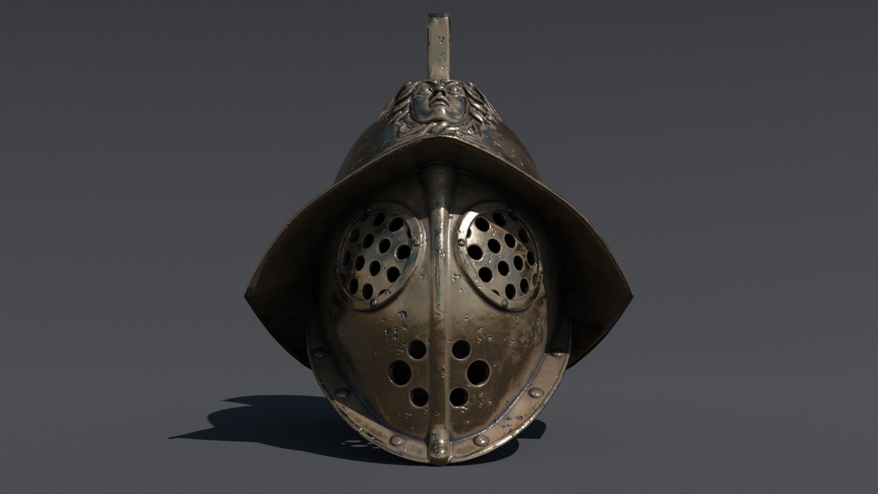 Media 1 for listing Roman Gladiator Helmet
