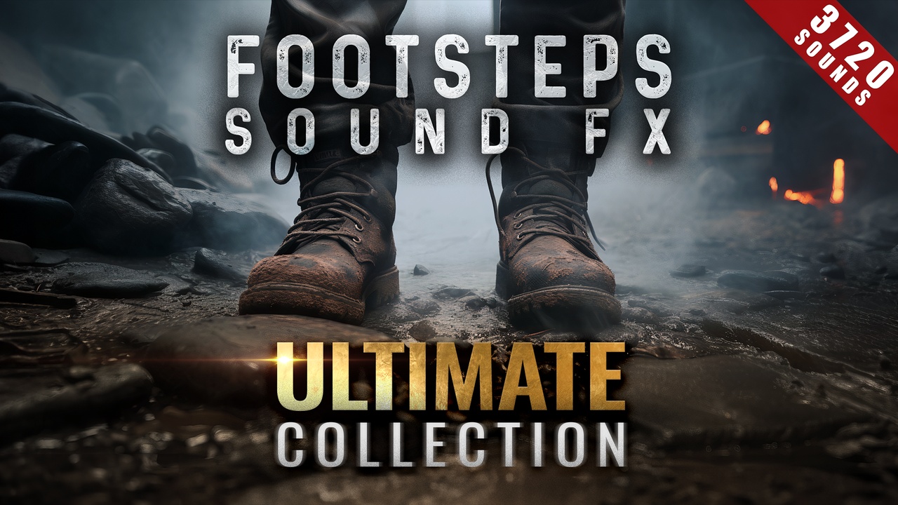 Media 1 for listing Footsteps Sound Effects - Ultimate Collection Bundle