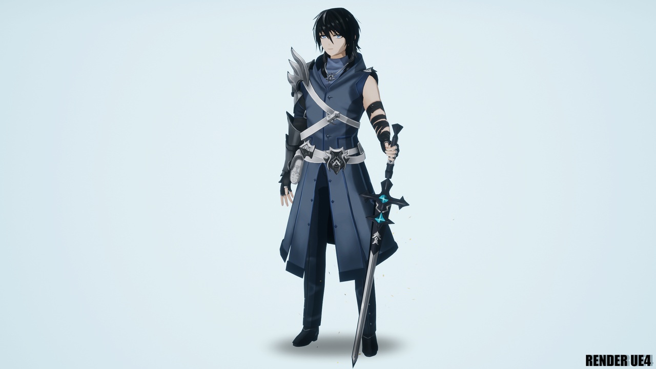 Media 1 for listing Anime Guy Swordsman