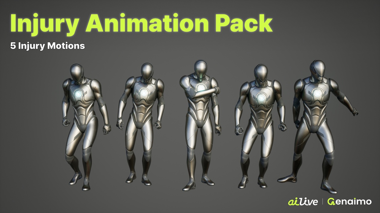Media 1 for listing Injury Animation Pack