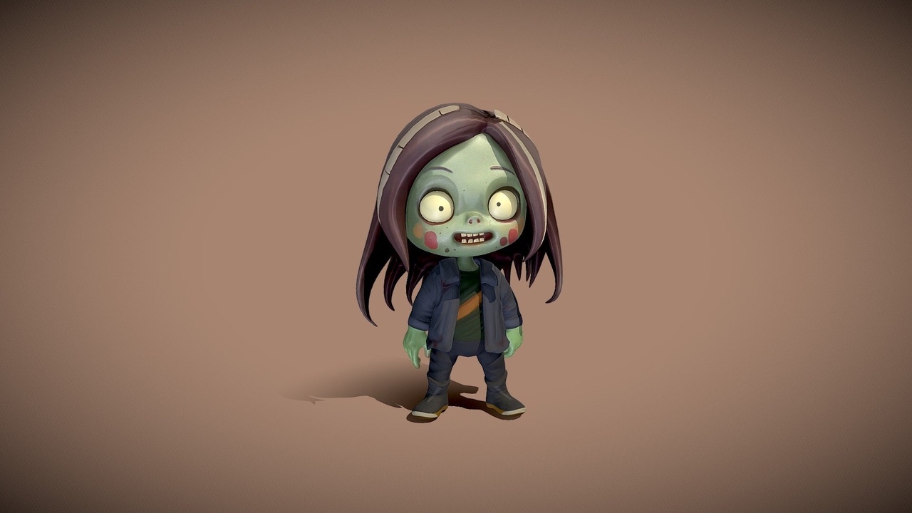Media 1 for listing Charlotte - Stylized Cute zombie