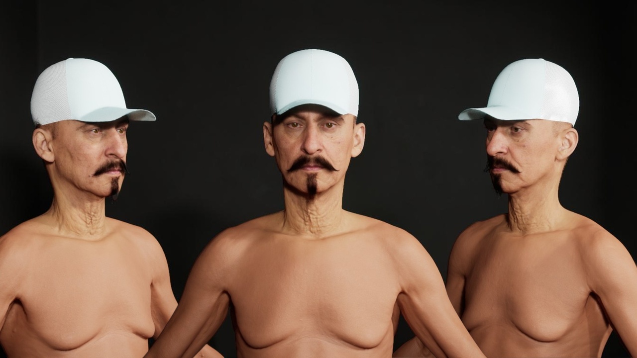 Media 1 for listing Realistic Trucker Hat - Metahuman Compatible