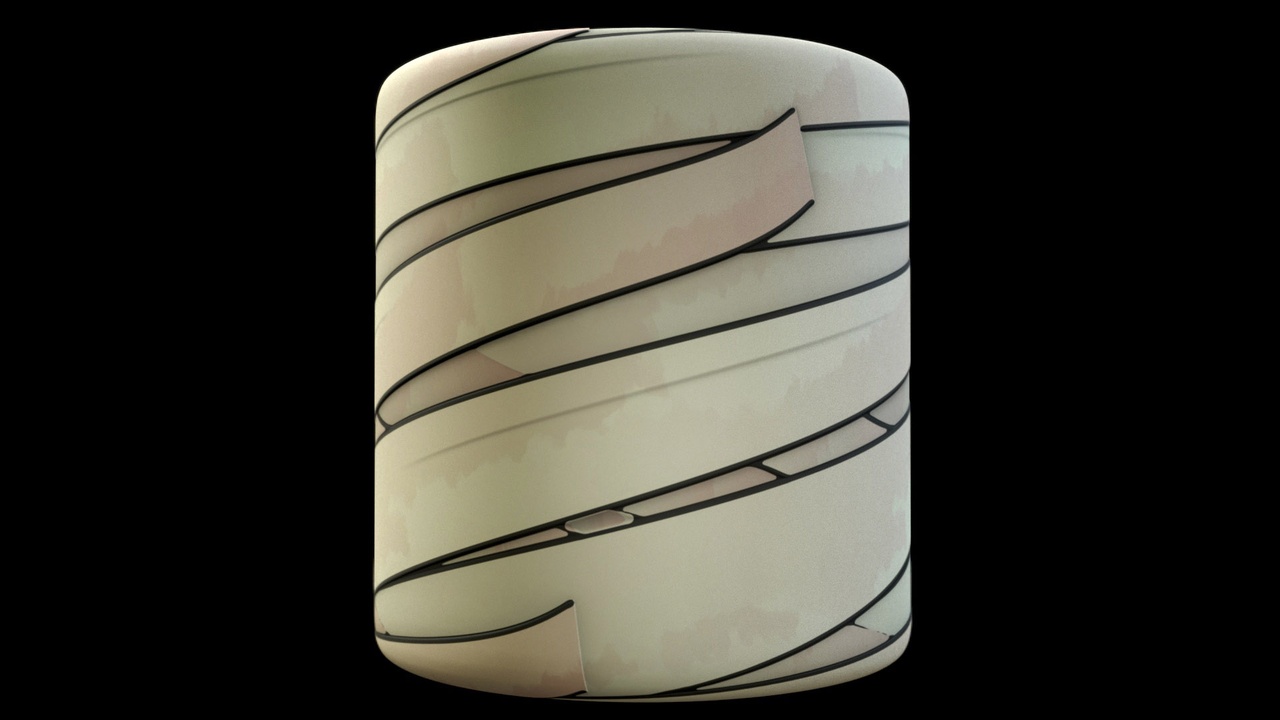 Media 1 for listing Bandage Substance PBR material and textures SBS SBSAR