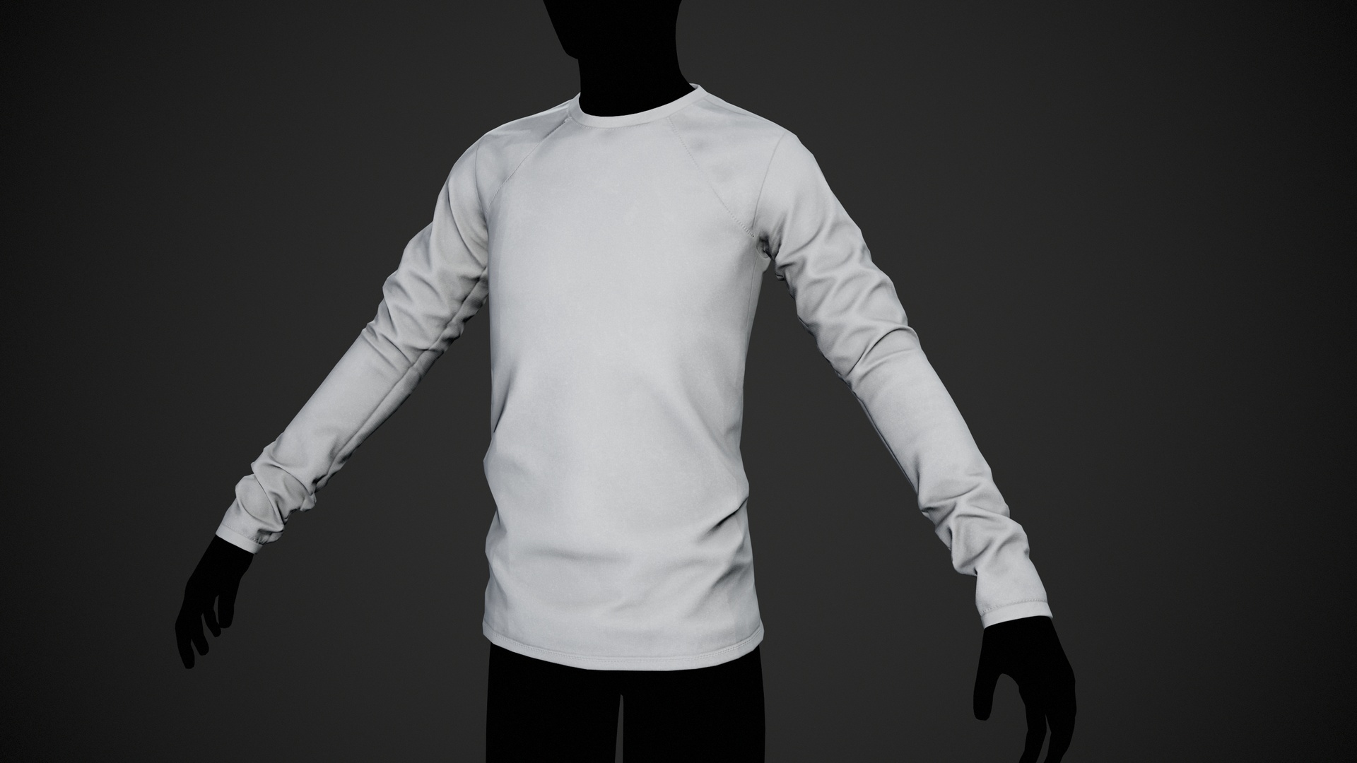 Медиа 1 для объявления White Long Sleeve T-Shirt