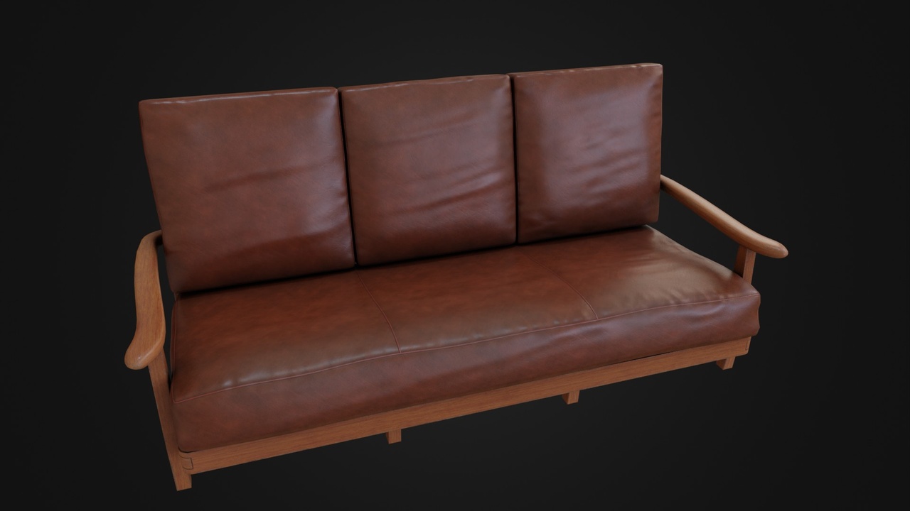 出品Japanese Leather Couch 01のメディア1