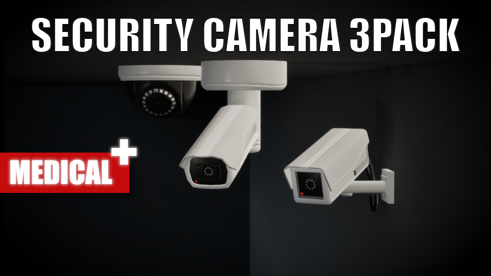 Security Camera | 3Pack - Ashen Cut | Fab