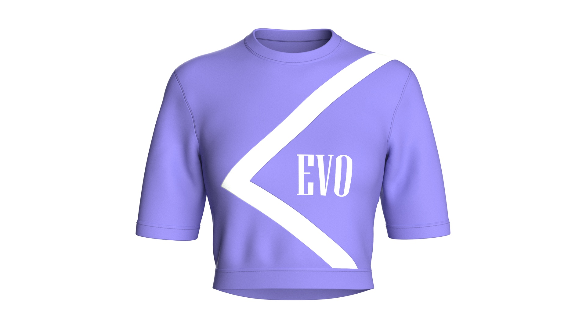 Media 1 for listing Girls Half - Sleeve EVO Printed Top | High Poly
