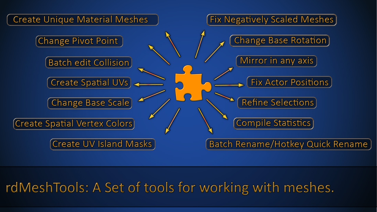 Media 1 for listing rdMeshTools (rd Tools Pro)