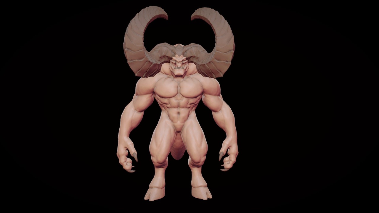 Media 1 for listing Senior Demon, High model (Zbrush)